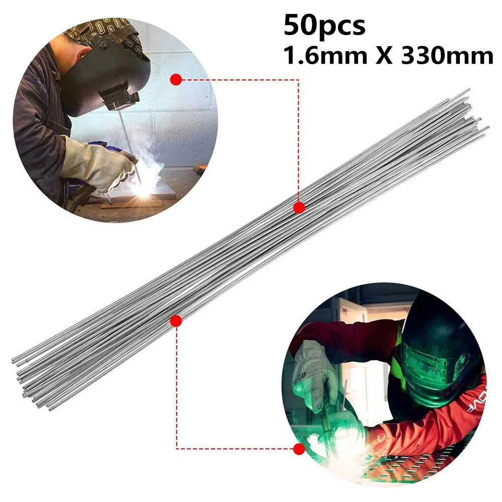 새로운 금속 가공 알루미늄 전극 용접봉 알루미늄 직경 1.6mm/0.06in 부품 막대 와이어 솔루션 용접