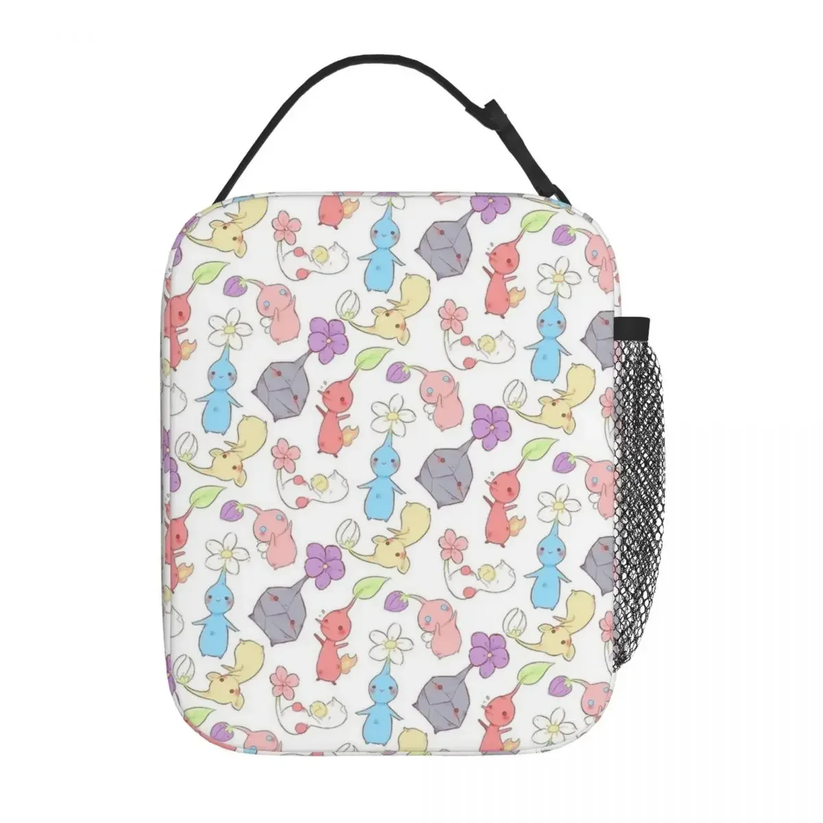 

Pikmin Game Pattern Accessories Insulated Lunch Bag For School Office Food Container Portable Thermal Cooler Lunch Boxes