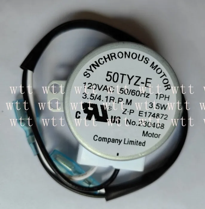 

Синхронный двигатель 50TYZ-E 220 В-240 В 120 В переменного тока Двигатель для двигателя кубиков льда Новый