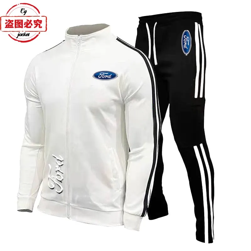 WRC Rally Ford Racing Car Logo Racing Suit Casual Sportswear Men's Spring and Autumn Suit Ford Car Logo