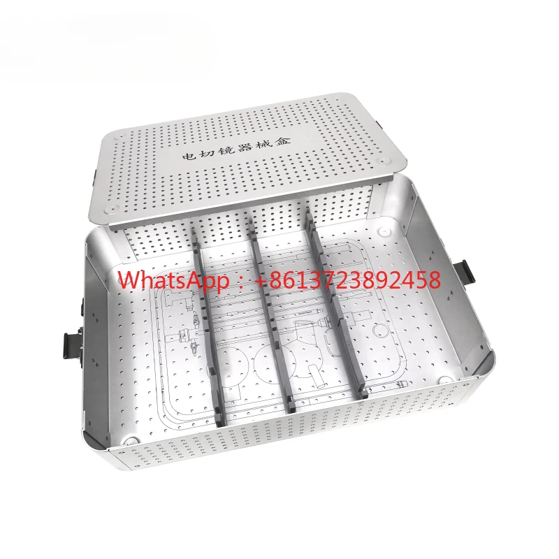 

Surgical Instruments Sterilization Box, Medical Disinfection Container for Resectoscope Instruments