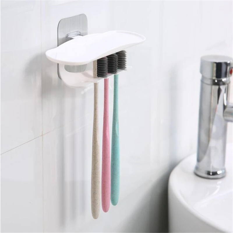 Zahnbürste Halter Rasiermesser Lagerung Rack Zahnbürste Zahnpasta Halter Bad Lagerung Rack Zubehör