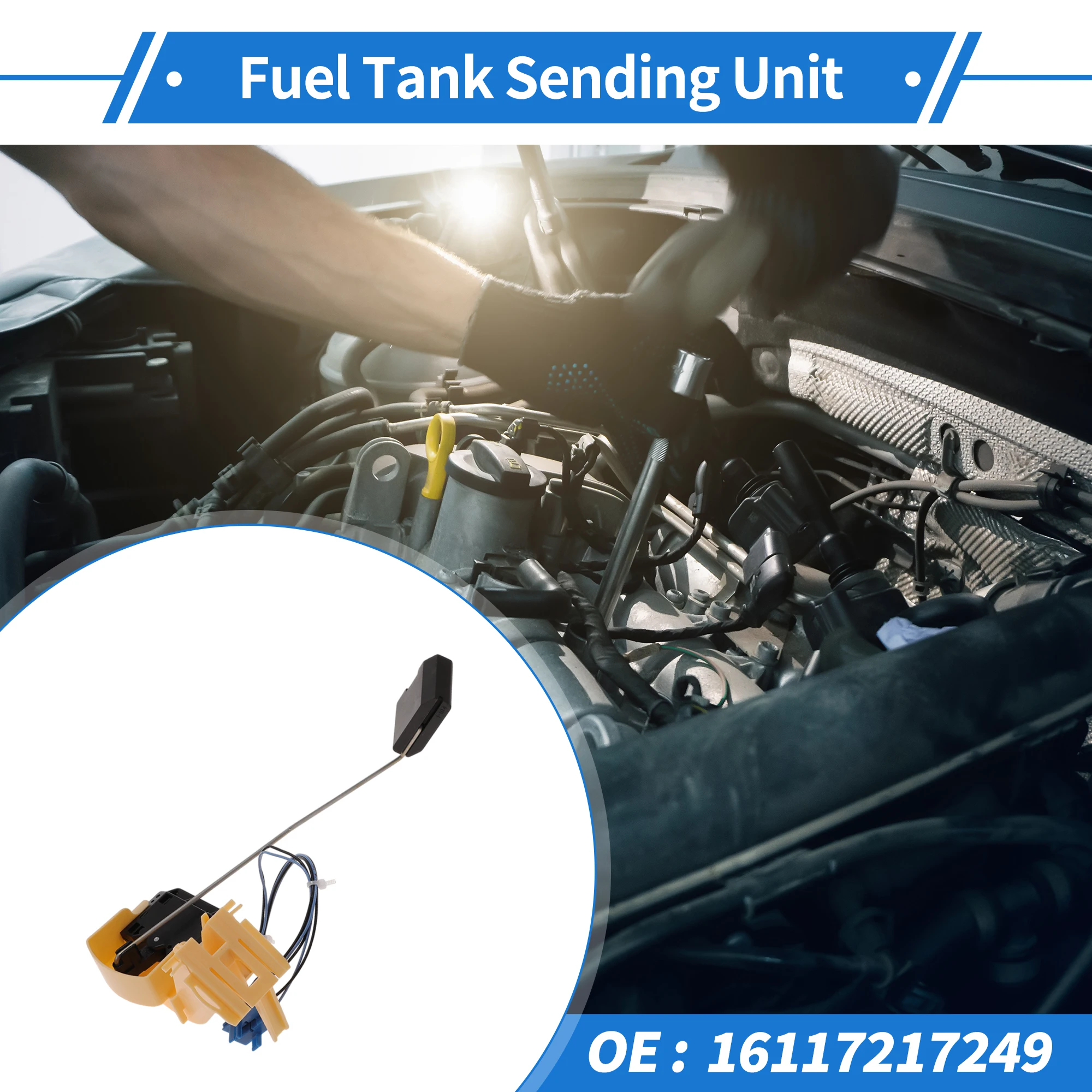 UXCELL 燃料タンク送信ユニット BMW X5 用互換品 No.16117217249 耐腐食性ハウジングと密閉コネクタ