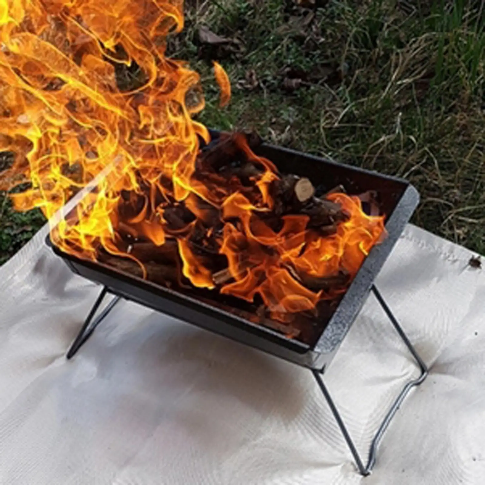 Camp Fireproof Mat Fire Blanket Flame Retardant Protective Floor