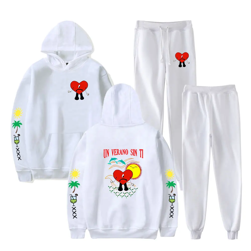 

Bad bunny merch Un Verano Sin Ti hoodies suit men drawstring hoodies sweatshirts women music fans winter pullover