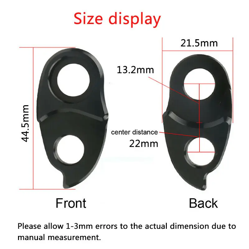 Bolany Bicycle Rear Extension Cassette Hanger Mountain Bike 8-12S Sprocket Derailleur Hanger Extension Aluminum Extender