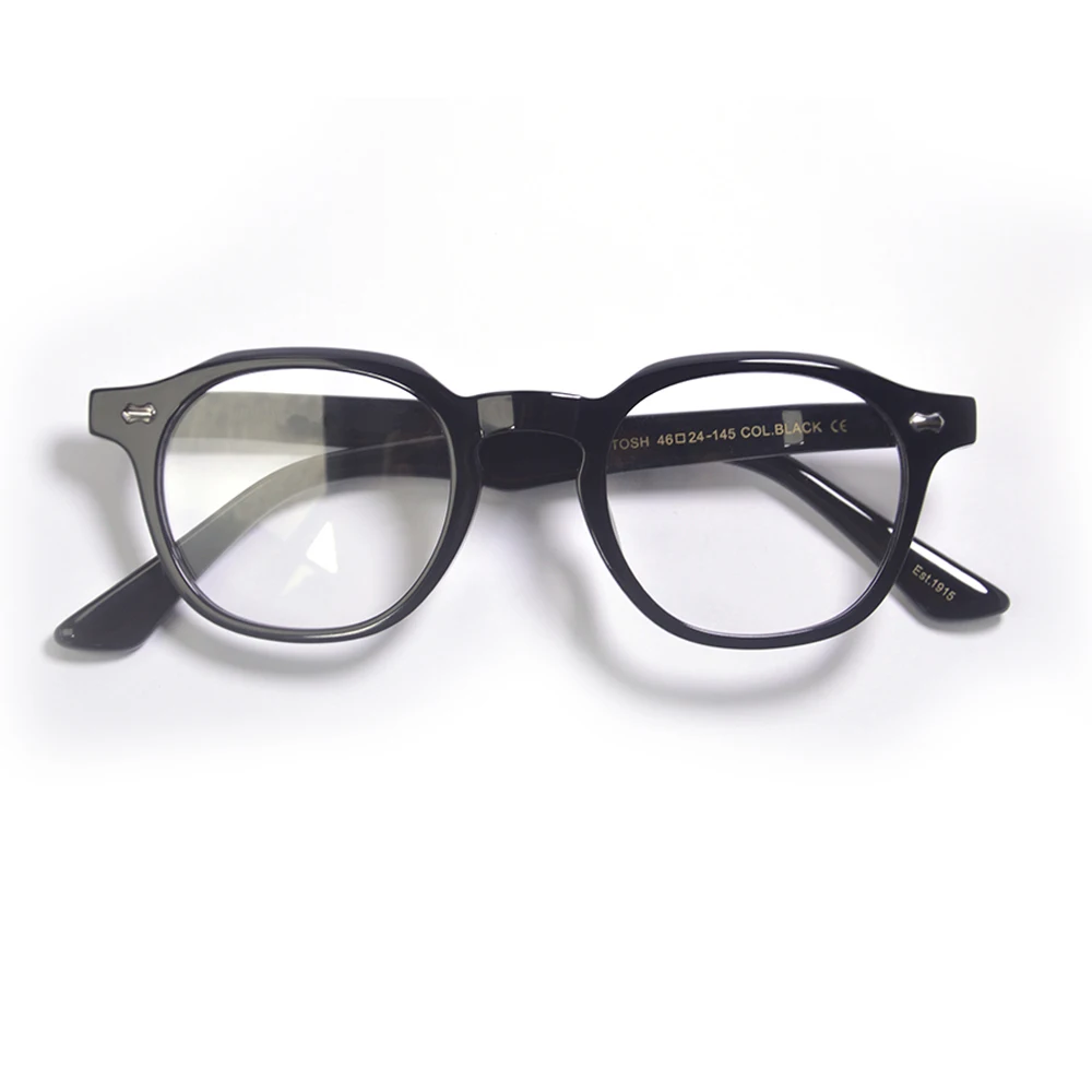 

Высококачественные ацетатные очки ручной работы, унисекс, ретро, квадратная замочная скважина, очки по рецепту, мужские прочные очки для близорукости, оправа