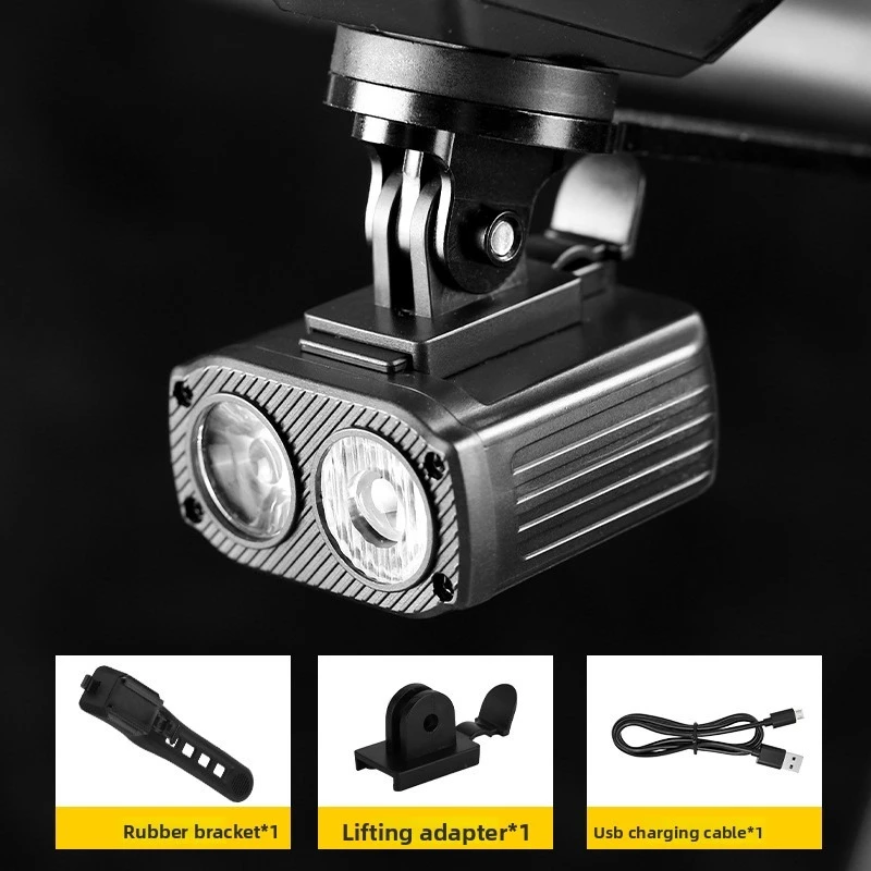 5 Modes Bicycle Front Lamp Type-C Rechangeable Bike Headlamp High Beam Low Beam Bike Handlebar Headlight Bicycle Accessories image 5
