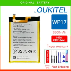 100% Genuine Battery Oukitel WP17 Battery High Capacity 8300mAh Battery Backup Replacement Batteria + FREE Kit Tools