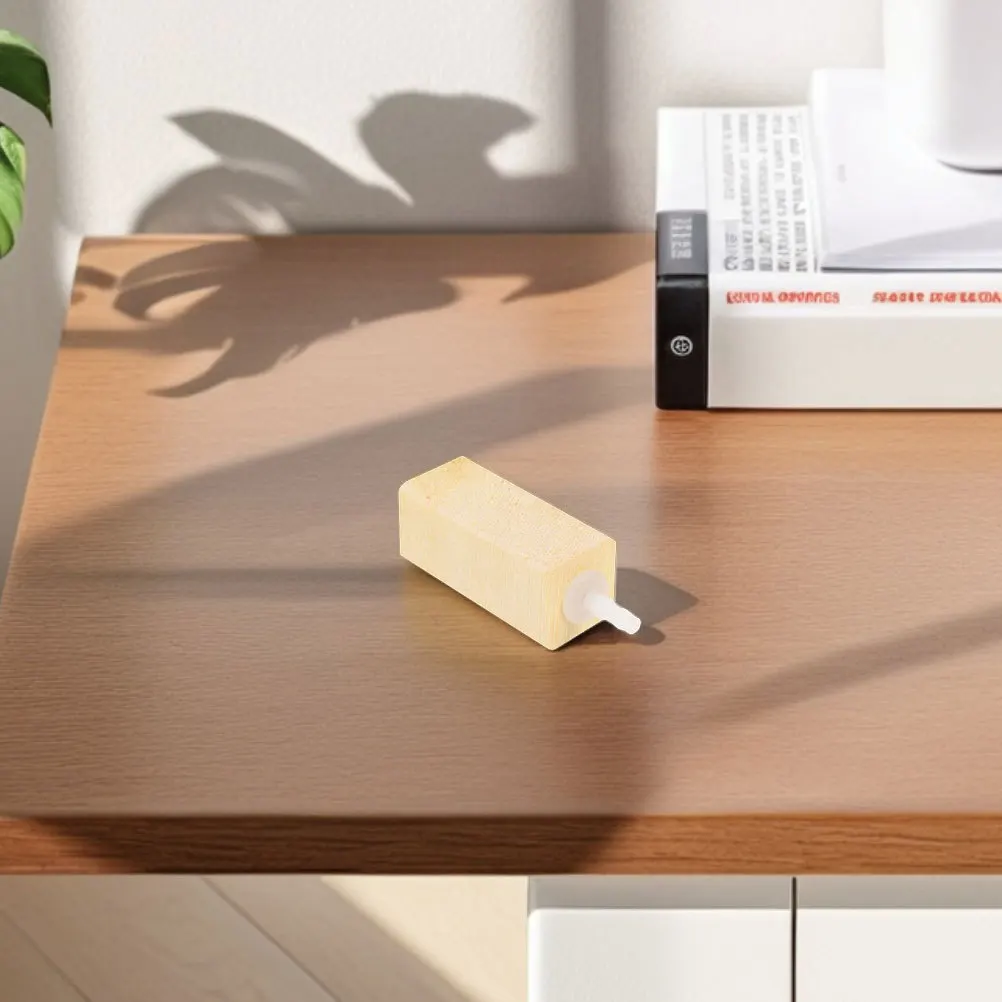 

Natural Wood Aquarium Protein Skimmer Fish Tank Air Stone Oxygen Bubbler Wooden Air Diffuser Efficient Organic Waste Separation