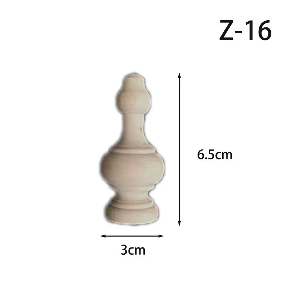 Solid Wood Headboard Post with for roman Column Design for DIY Furniture Building and Interior Woodworking Projects