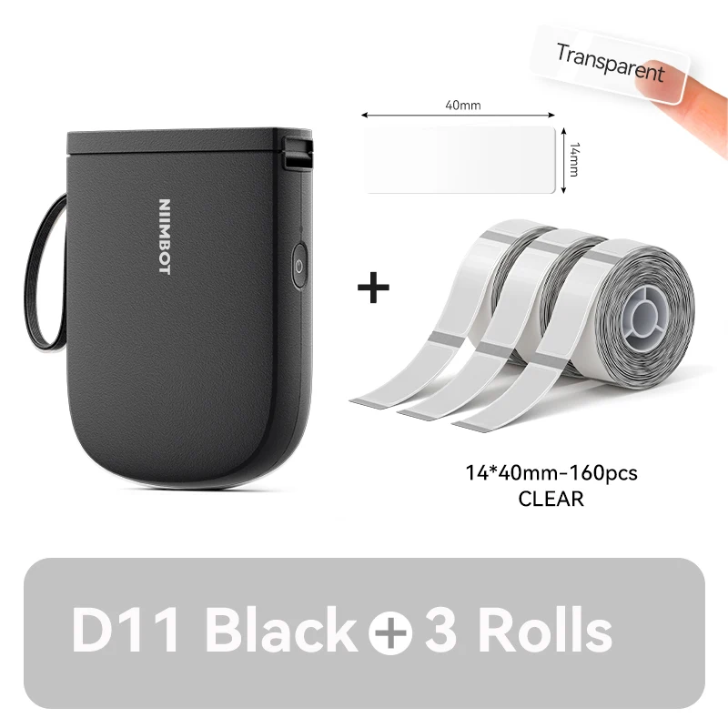 NIIMBOT D11 Nieuwe Versie Labelprinter Mini Draagbare 300 DPI Bluetooth Draadloze Label Maker Naamplaatje Keuken Sticker PrintingMaker - afbeelding 1