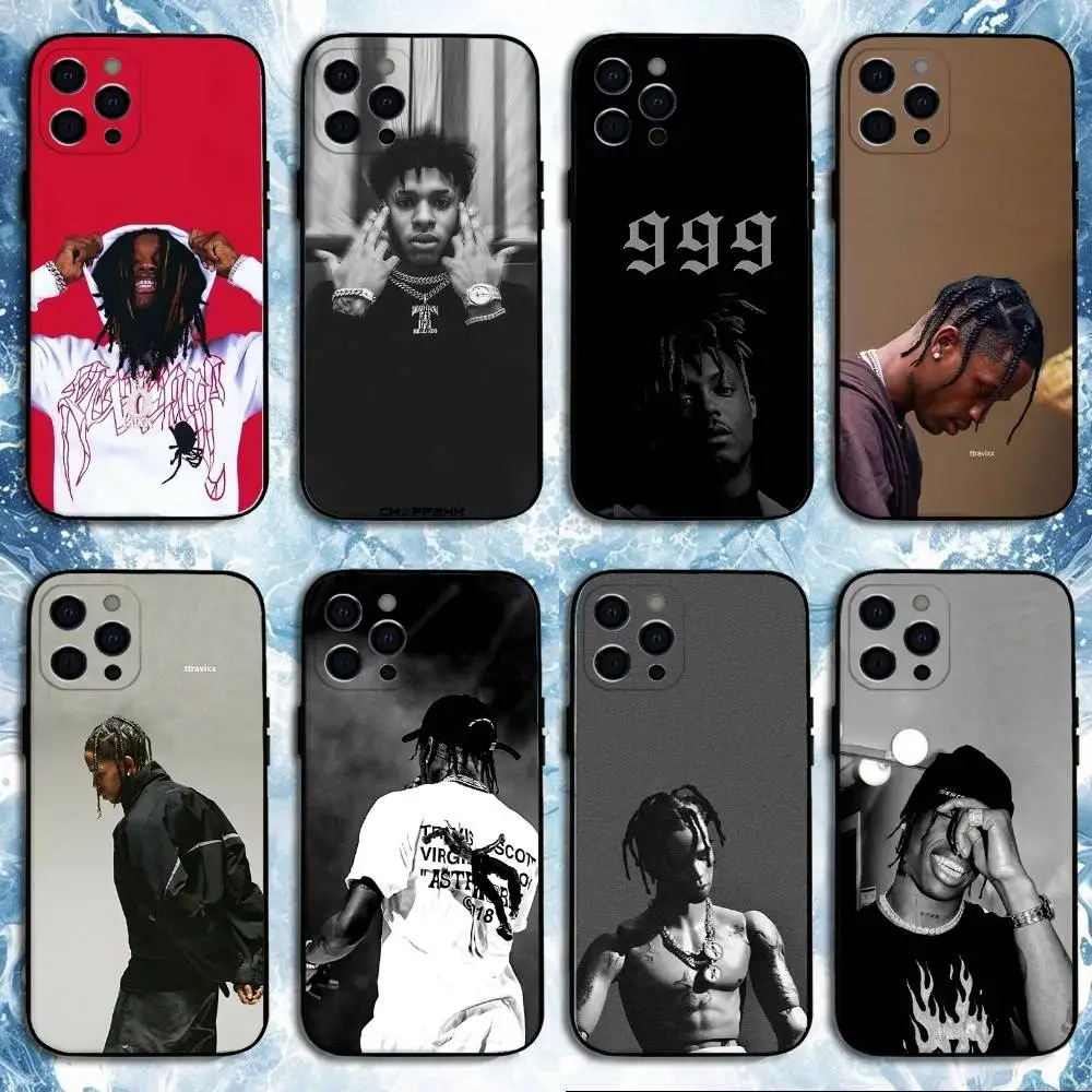 

Rapper R-Rod Wave Phone Case For iPhone 16,15,14,13,12,11 Plus,Pro Max, Soft Silicone Black Cover