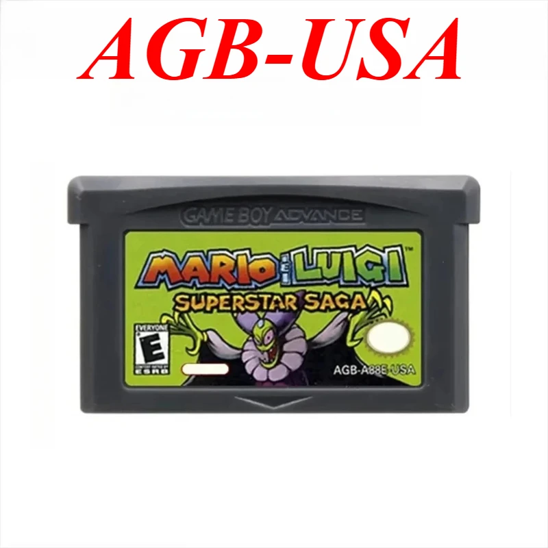 USA/EUR 32-Bit GBA Spielmodul Mario-Serie Videospielkonsolen-Karte Super Mario Bros ADVANCE Wario Land4 Golf Mario Kart
