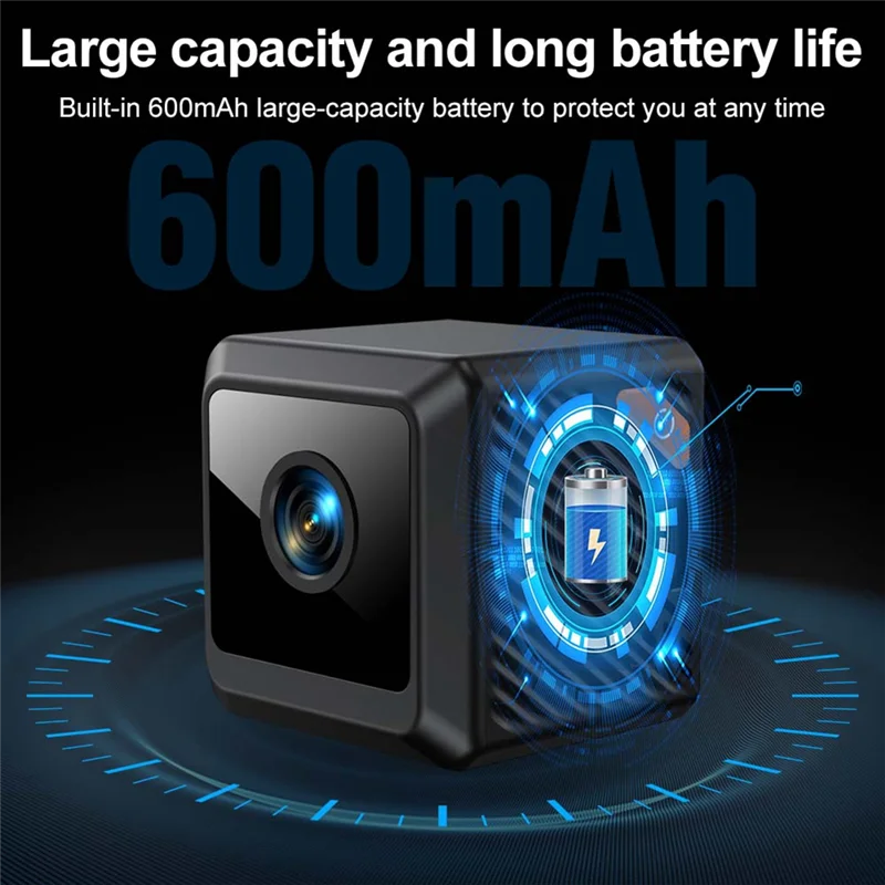 3CGRO-Night Vision 1080P HD Wifi Camera Motion Detection Surveillance Camcorder Security Protection Loop Recording Cam