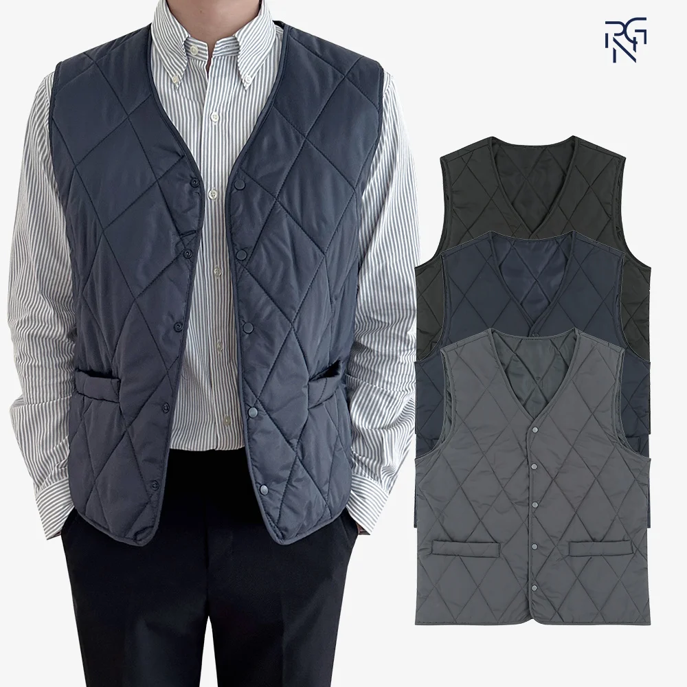 سترة باراغونا المبطنة خفيفة الوزن للرجال يوميًا مبطنة بالألماس