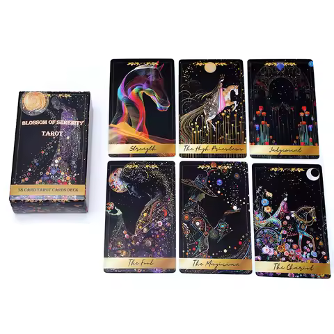 Blossom of Serenity Tarot Deck Tarot Card Tarot Cards Custom Tarot Deck Oracle Cards Board Game Telling Family Party Game Card