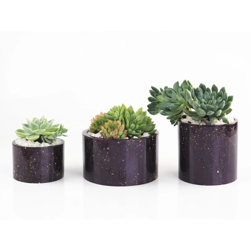 Y1UB – boîte rangement, tasse, moule pour faire soi-même, jardinière plantes succulentes, moule en résine, Pot plante,