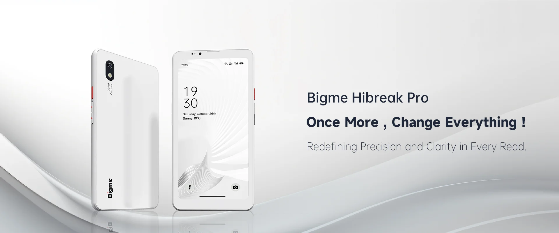 BIGME Hibreak Pro - 6,1 Zoll E-Ink E-Reader, 300PPI Schwarz-Weiß-Bildschirm mit Augenschutz, 8GB RAM+256GB ROM, Android 14 E-Book mit NFC – Detail 2