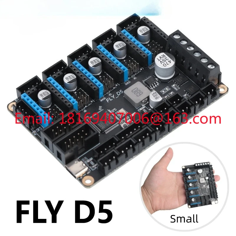 

5-axis Fly-D5 motherboard 3D printer accessories provide firmware with Can chip