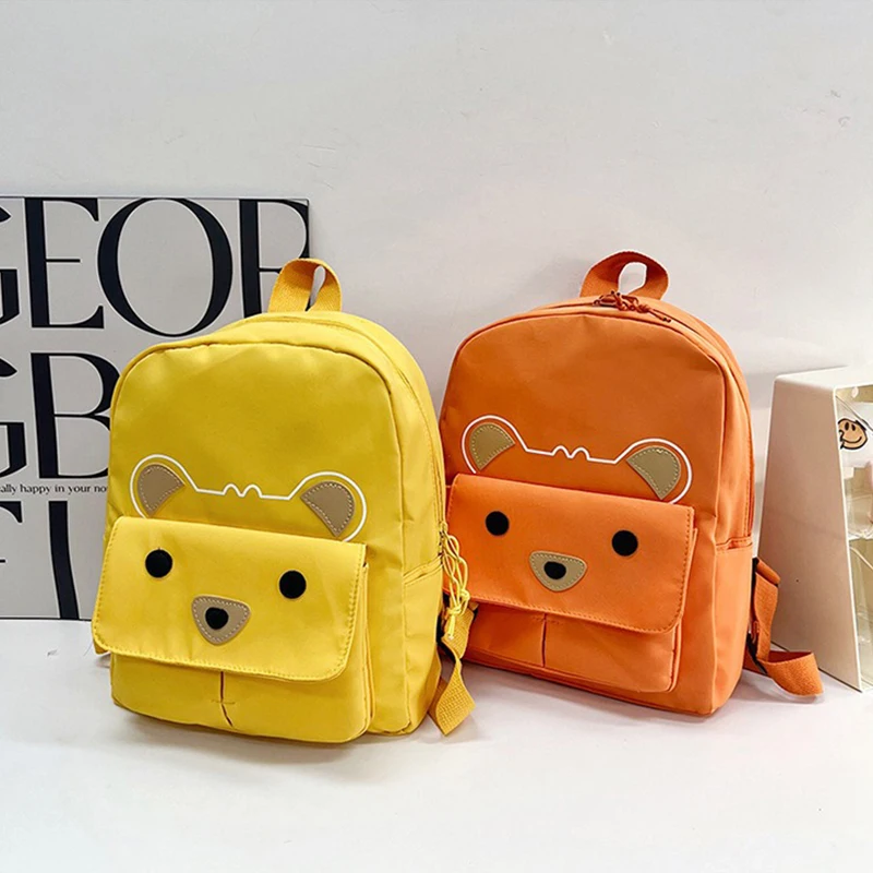 리틀 베어 배낭 만화 대용량 학생 배낭, 일상 출퇴근 여행, 남녀공용 사용