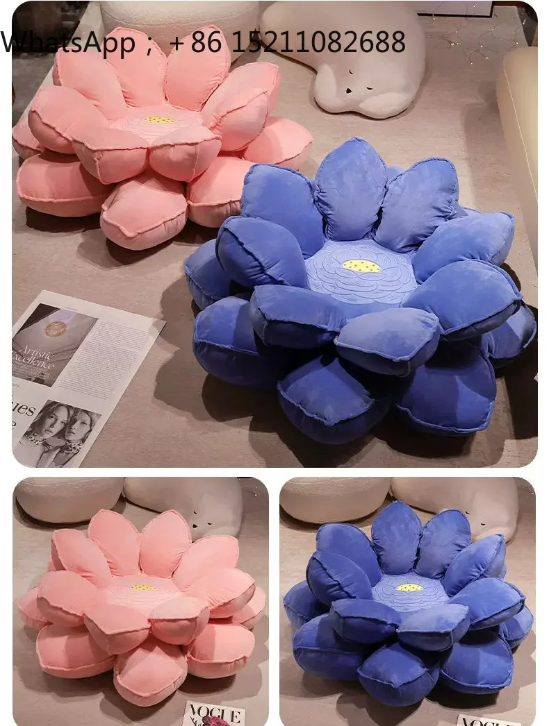 SCY lotus seat cushion futon creative seat cushion sofa bay window lazy sofa seat pier