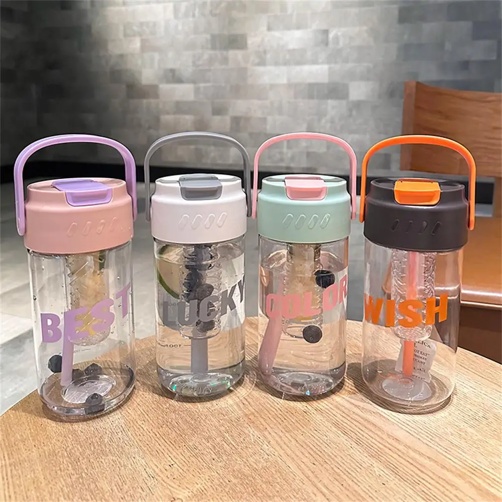 Water Cup High-value Summer Large-capacity Straw Water Cup Summer Outdoor Portable Large-capacity Water Cup