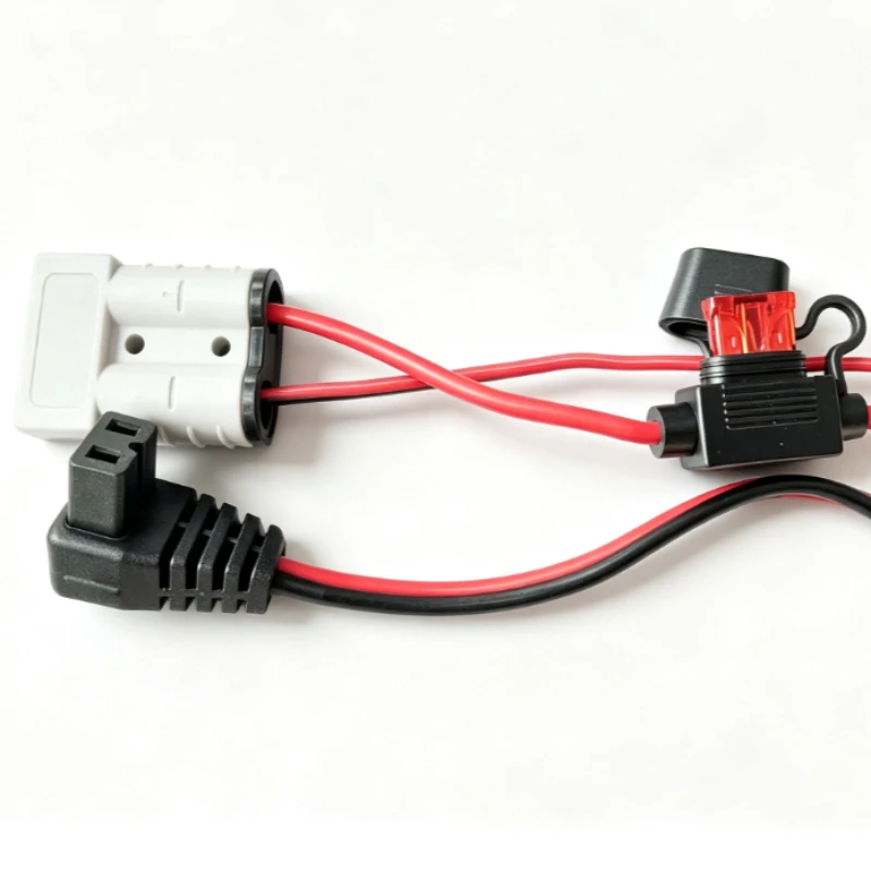 12AWG 50A SB50 Genderless Plug To Fridge Power Cord 24V Compressor Portable Refrigerator Freezer Automotive Connection Cable