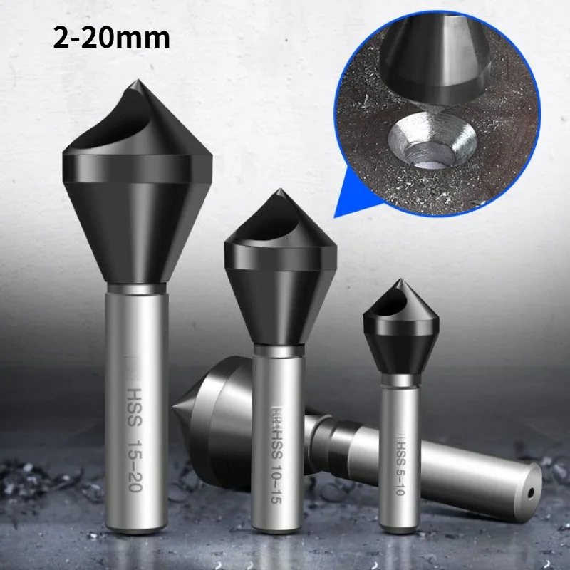 M35 Cobalt Deburring Chamfer Cutter Countersink Drill Bit 90 Degree HRC89 TiAlN HSS-CO Oblique Hole Chamfering Drill