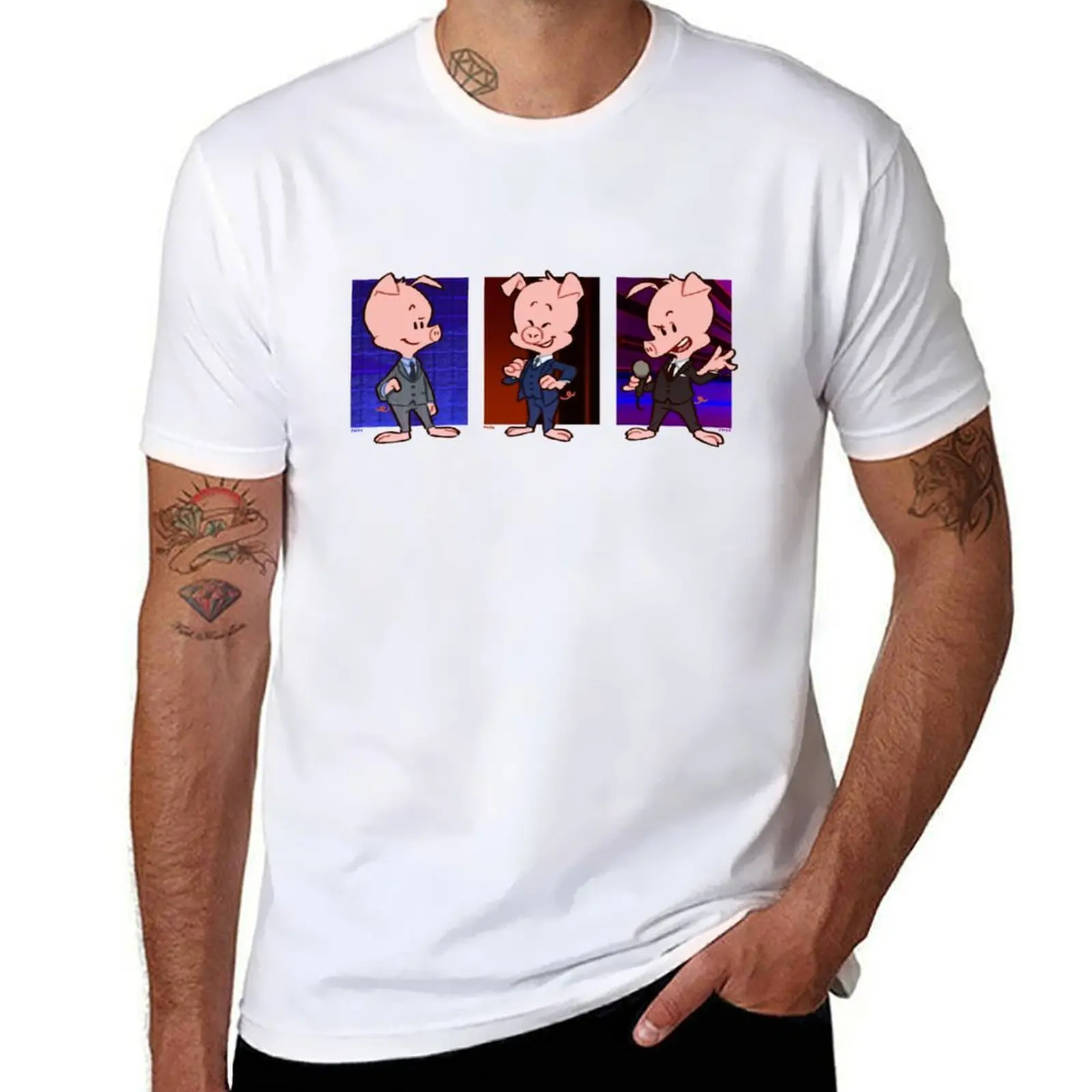 

Spiderham as Pig Mulaney T-Shirt man t shirt cotton man t shirt luxury