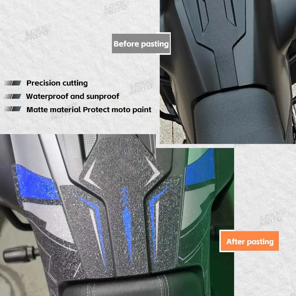 For VOGE DS525X ds525x DSX525 525ADV 525DSX Frosted Motorcycle Fuel Tank Pad Sticker Gas Cover Protection Decal Decorative Kit 