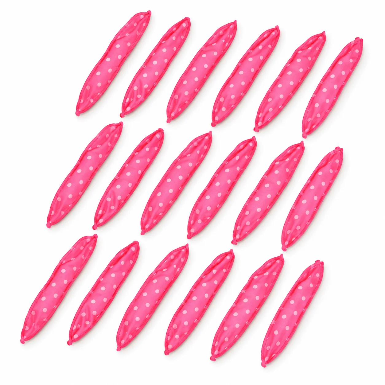 15pcs Sponge Hair Rollers Soft Curlers for Sleep No Heat Overnight Styling