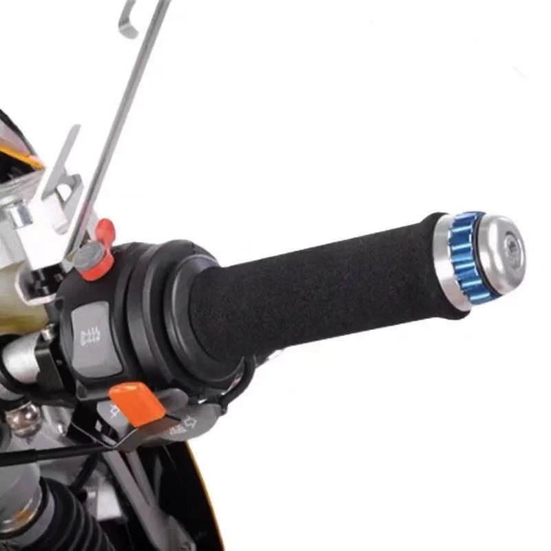 Fit For Husqvarna NORDEN 901 Norden 901 2022 2023 Motorcycle Accessories No-slip Heat Shrink Handlebar Grips With 901 LOGO