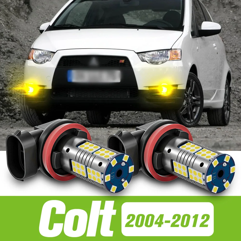 

2pcs For Mitsubishi Colt 2004-2012 LED Fog Light 2005 2006 2007 2008 2009 2010 2011 Accessories