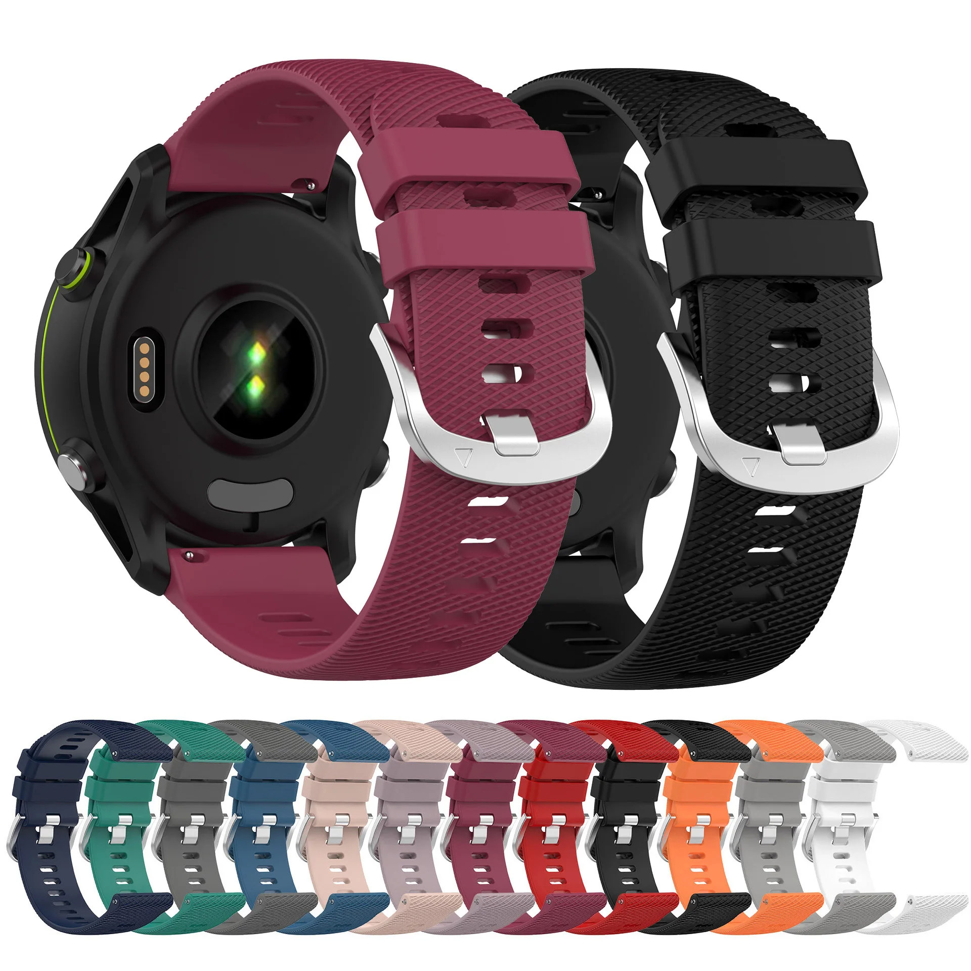 Correa de silicona para reloj inteligente, pulsera de repuesto para LEMFO C22 PRO, DM50, K22, K37, K27, C20, K56 PRO, LEM56