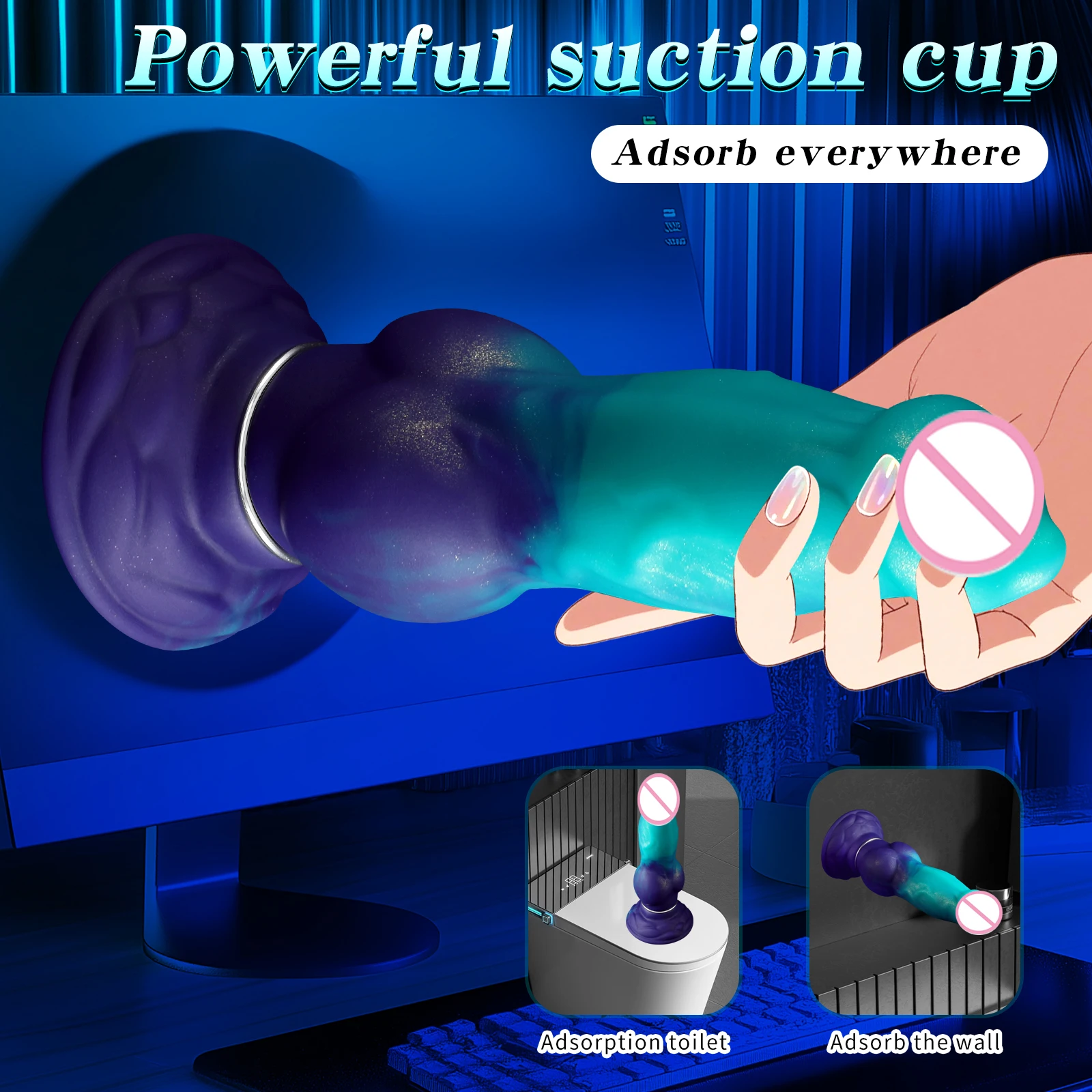2 Style Dog Knot Anal Dildos Inflatable Anal Plug Monster Dildo Vaginal Dilation G Spot Stimulation Female Masturbator Sex Toys view 6
