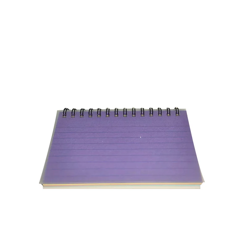 1PC Simple horizontal lines colorful tearable coil book index card small book creative note book