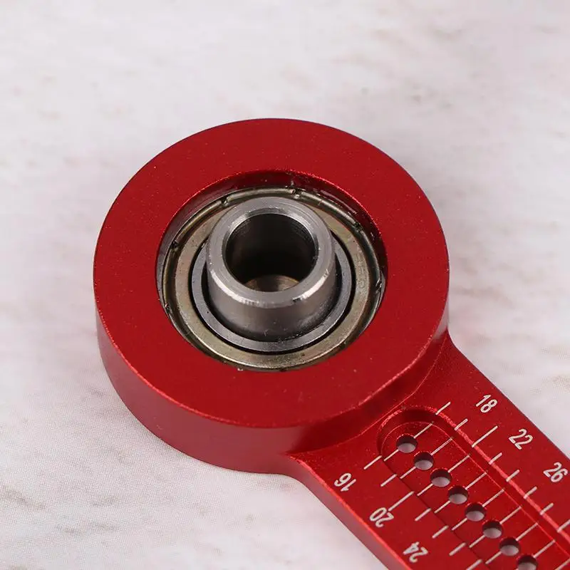 عملي الأحمر الأزرق سبائك الألومنيوم الدقة صانع دائرة صغيرة سبيكة الكاتب 360 درجة جولة بمناسبة مقياس أداة النجار