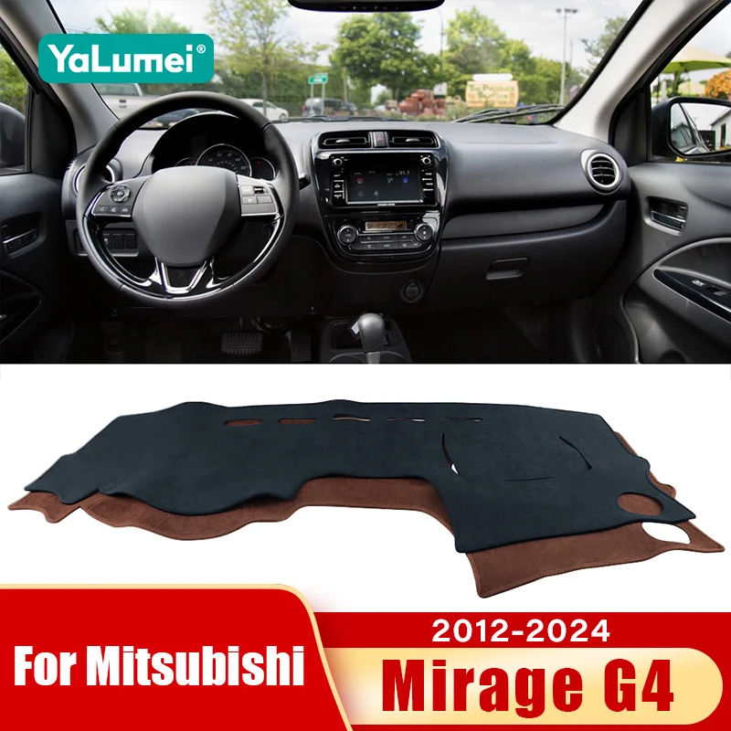 Para Mitsubishi Mirage / Mirage G4 2012 - 2014 2015 2016 2017 2018 2019 2020 2021 2022 2023 2024 Accesorios para la Cubierta del Tablero del Automóvil