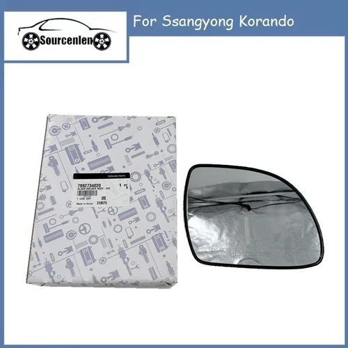 Lente de espejo retrovisor original, accesorio para Ssangyong Korando, 7891734020, 7892734020, nuevo