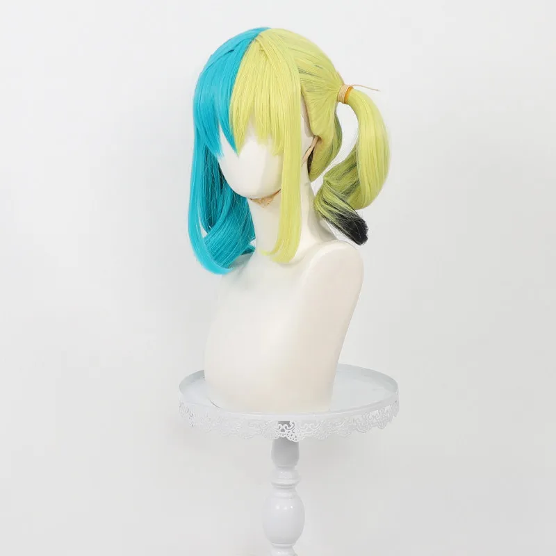 Anime Canari Cosplay Wig Heat Resistant Yellow-green Pigtails Women Synthetic Hair For Halloween Party Carnival Role Play view 3