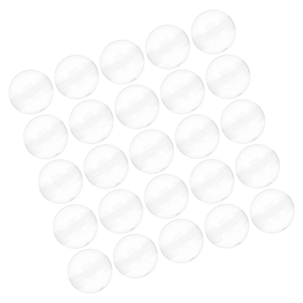 

50pcs Clear Fillable Vending Machine Twist For Party Favors Candy Storage Plastic Transparent Empty Ball Gumballs