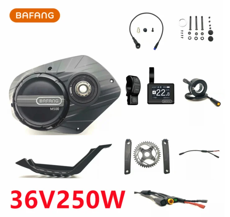 BaFang-8Fun Torque Motor Conversion Kit, Colorful Display, M510, G522 -36V, 43V, 48V, 250W, DPC240