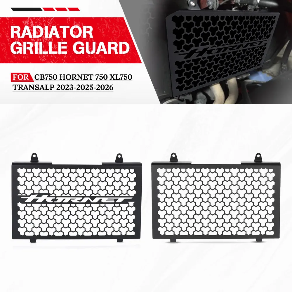 

CB750 Motorcycle Radiator Grill Guard Cover Protector Accessories For Honda CB 750 Hornet 750 XL750 TRANSALP 2023-2024-2025-2026