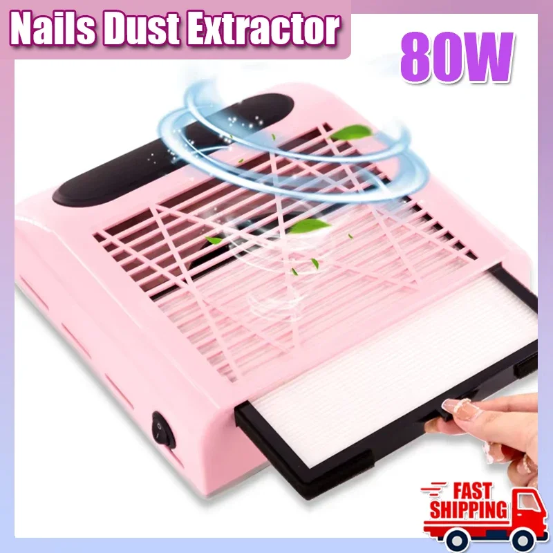 

Nail Dust Collector Manicure Machine Tools Strong Power Nail Vacuum Cleaner With Remove Filter Nail Extractor Fan Nail Art Tool