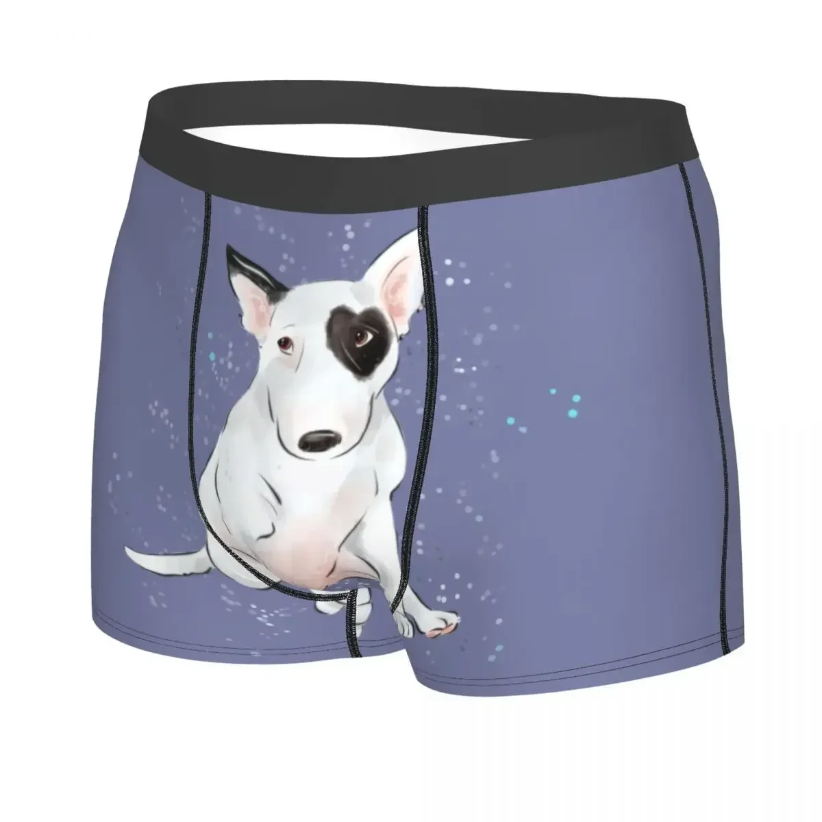 English Bull Terrier Dog Boxer Shorts For Homme 3D Printed Male Cute Puppy Underwear Panties Briefs Soft Underpants