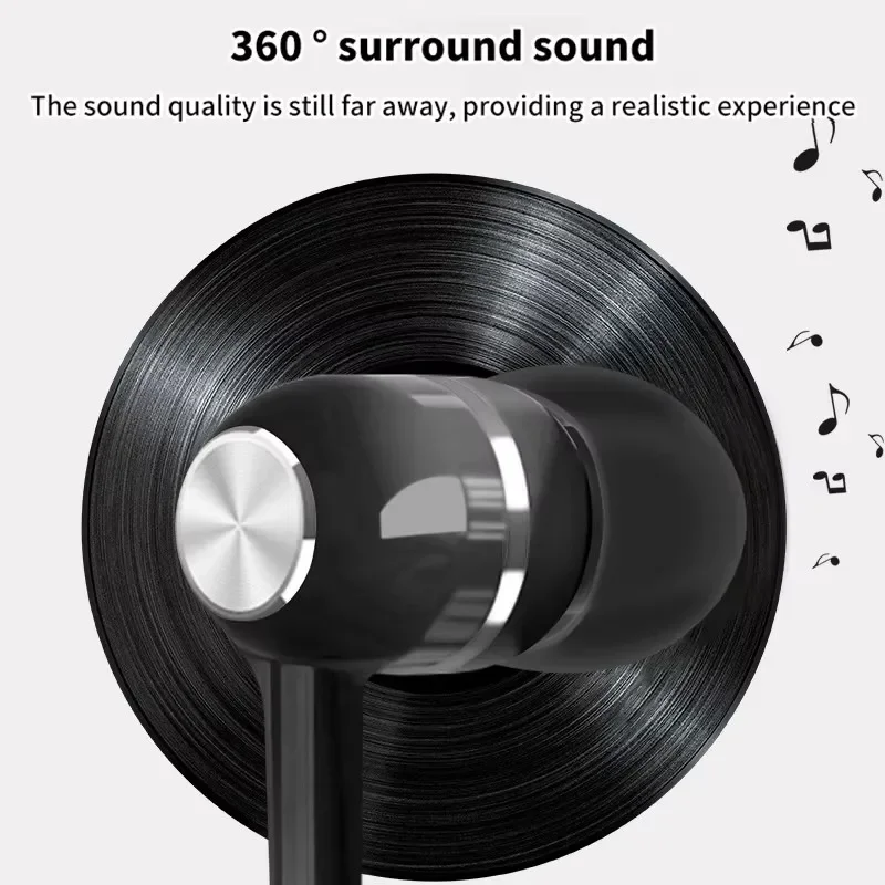 ZLRLMHY Wired Headphones 3.5mm Sport Earbuds with Bass Phone Earphones Stereo Headset with Mic volume control Music Earphones