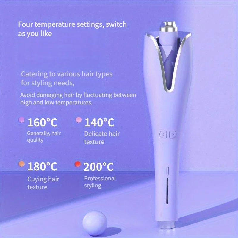 Portable automatic hair curler electric ceramic air rotating wave professional styling perm hair beauty wave curling tools