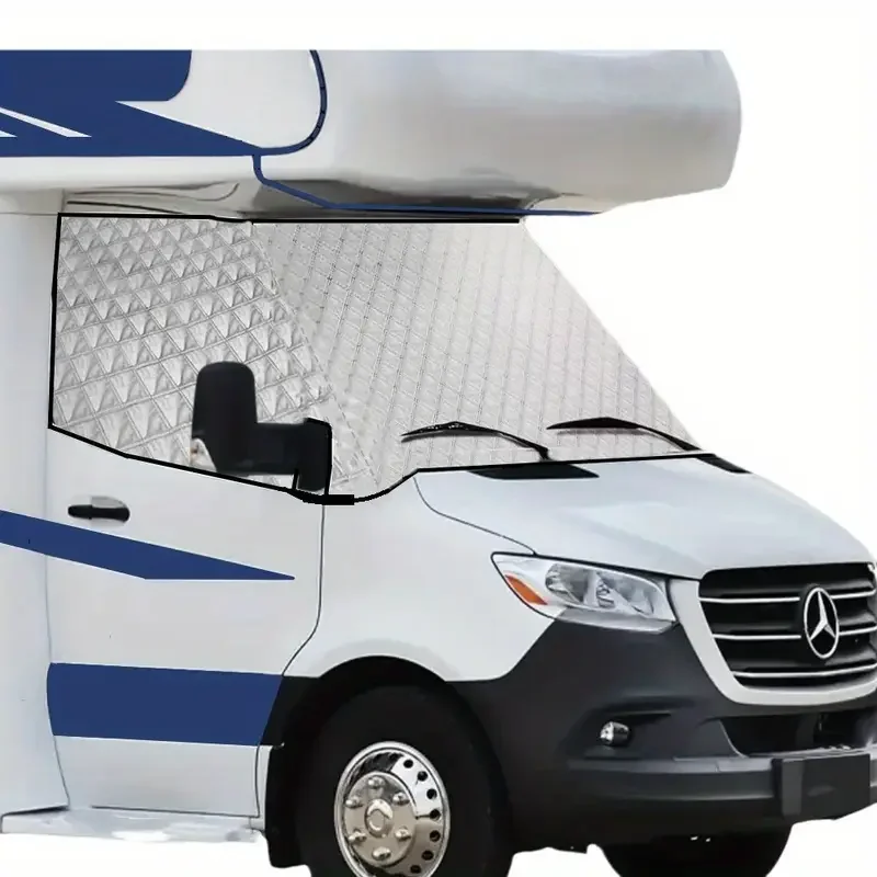 For Mercedes-Benz Sprinter 515 RV Sunshade Cover Windscreen Ice Snow Shield Frost Protection Motorhome Accessory Y-BM0015