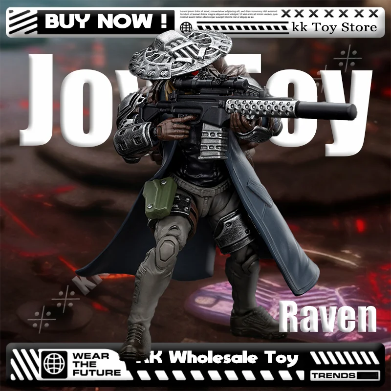 PRE ORDER JOYTOY Raven 1/18 Battle of The Stars Action Figures Shadow Jaeger Squad Anime Military Model Customized